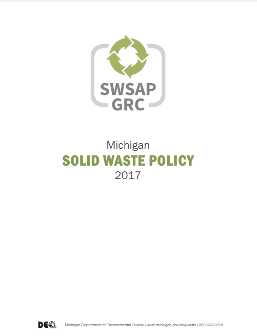 Cover of Solid Waste Policy report 2017