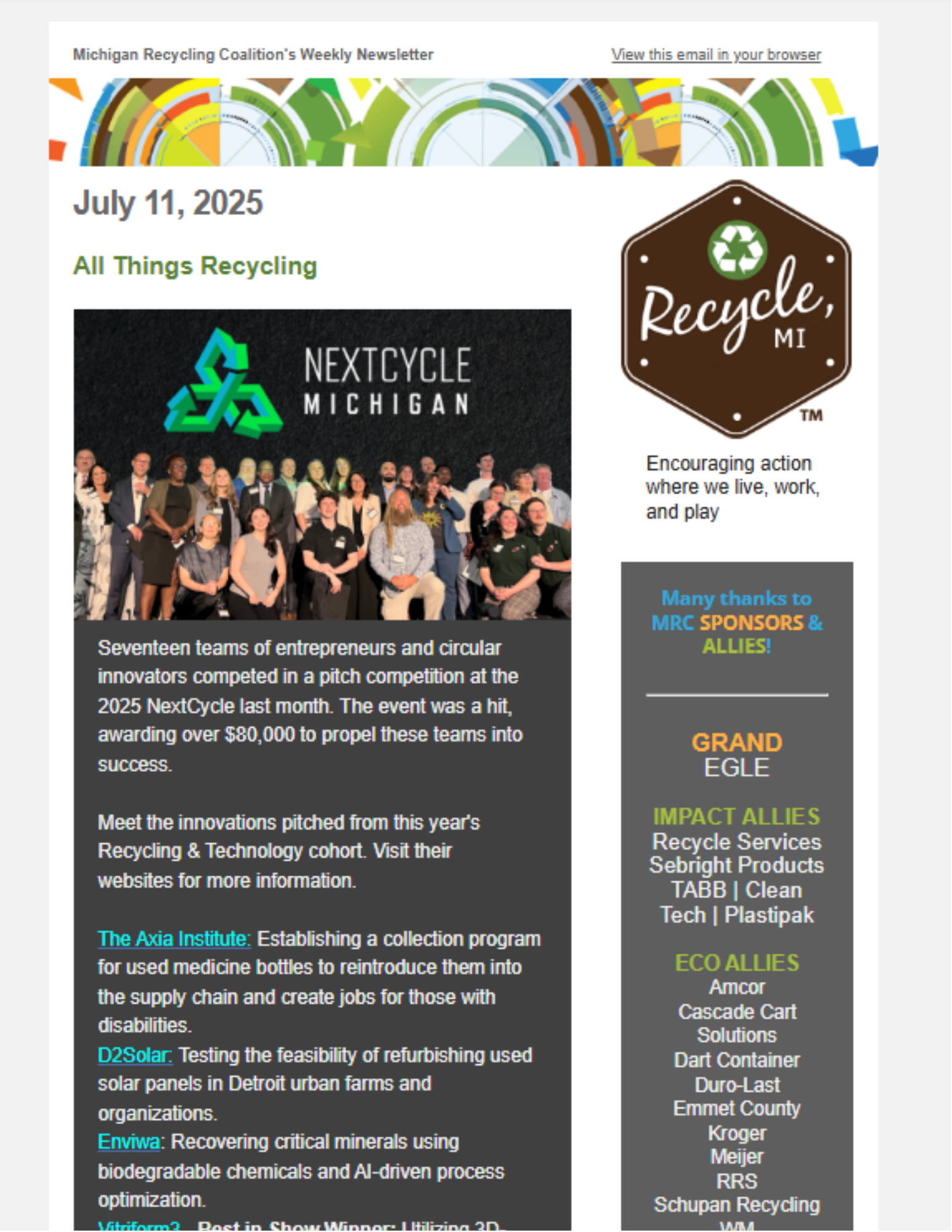 july 2025 newsletter